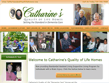 Tablet Screenshot of catharinesqualityoflifehomes.com